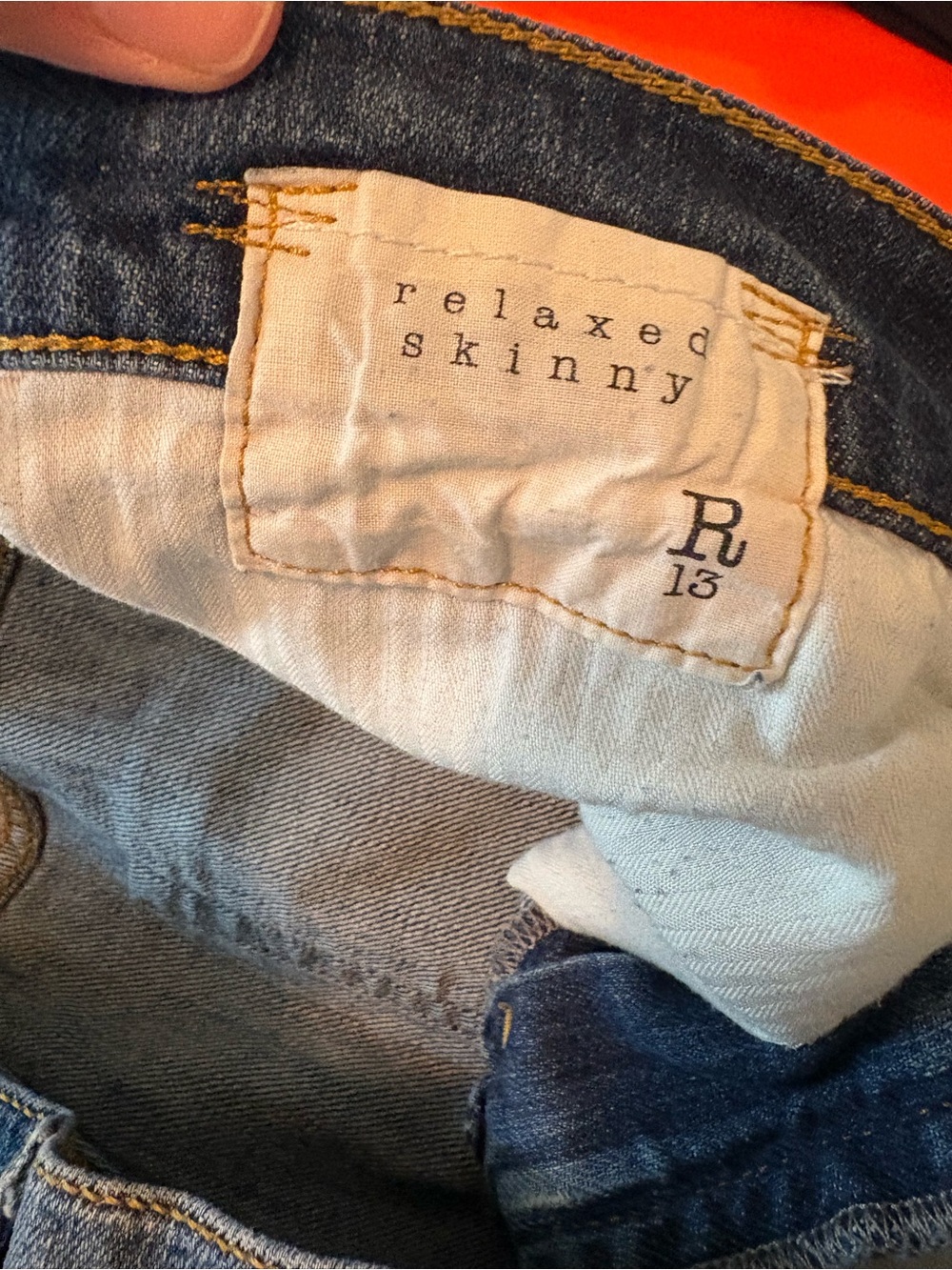 Relaxed Skinny Jeans R13 - Medium Blue